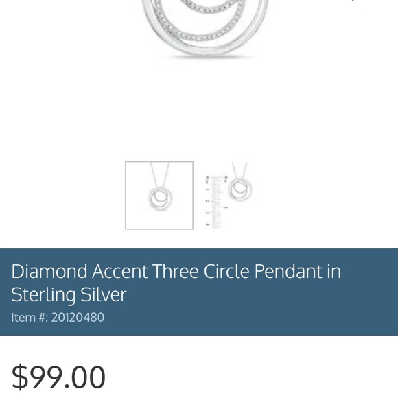 Zales 3 Circle Pendant - Picture 5 of 7